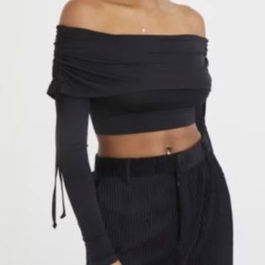UO Off-The-Shoulder Crop Top